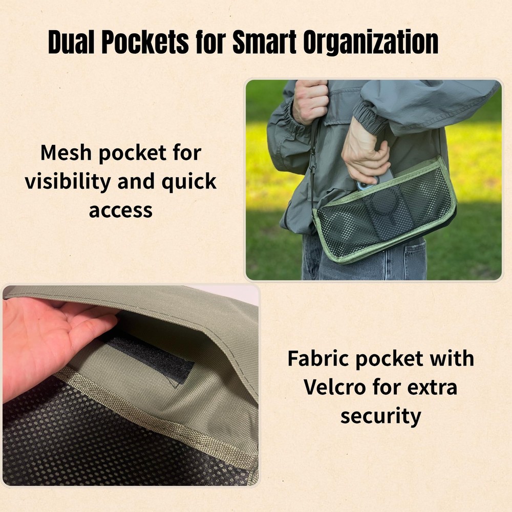 Folding Camp Stool, Lightweight Foldable Camping Stool, Compact Mini Chair fo...