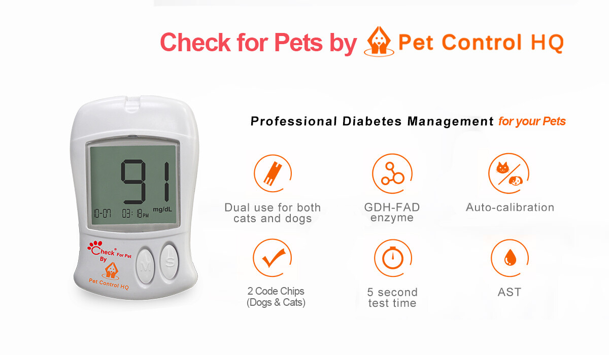 Blood glucose meter monitor dog cat glucometer dogs diabetes sugar insulin pet