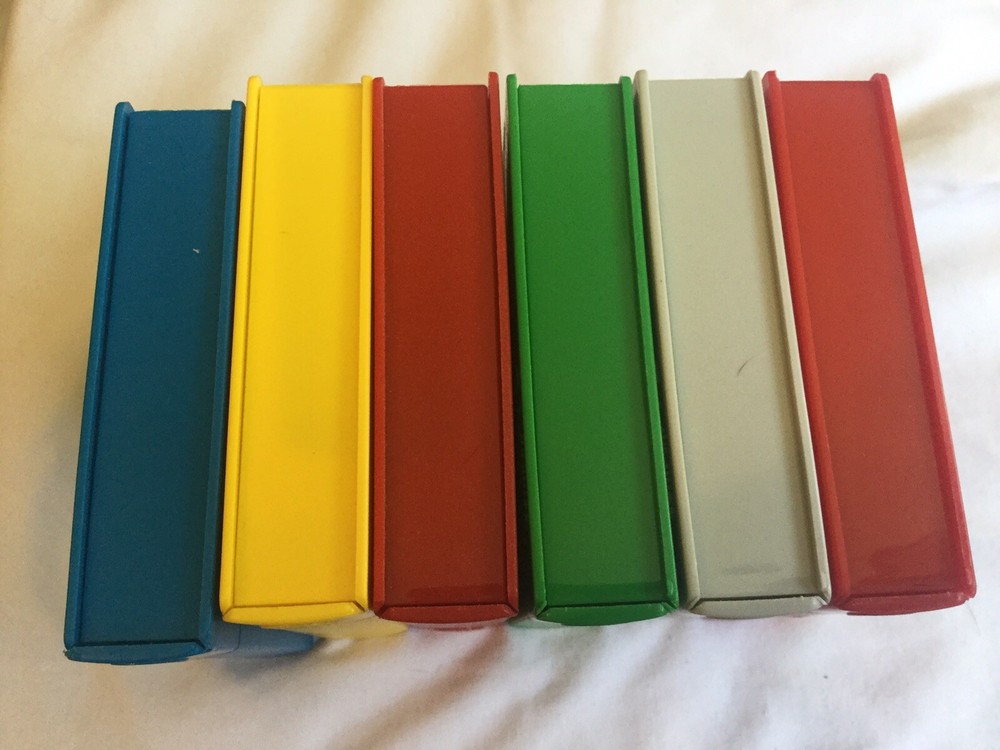 A Single SRW Micro/5 Disk Diskette ComPak Case Plastic Cover Spine Label