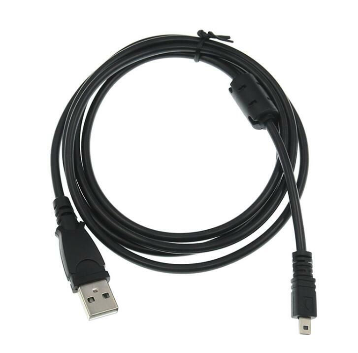 USB mini B 8 pin camera Lead Cable Tether Adapter Power PC Mac Transfer Sync