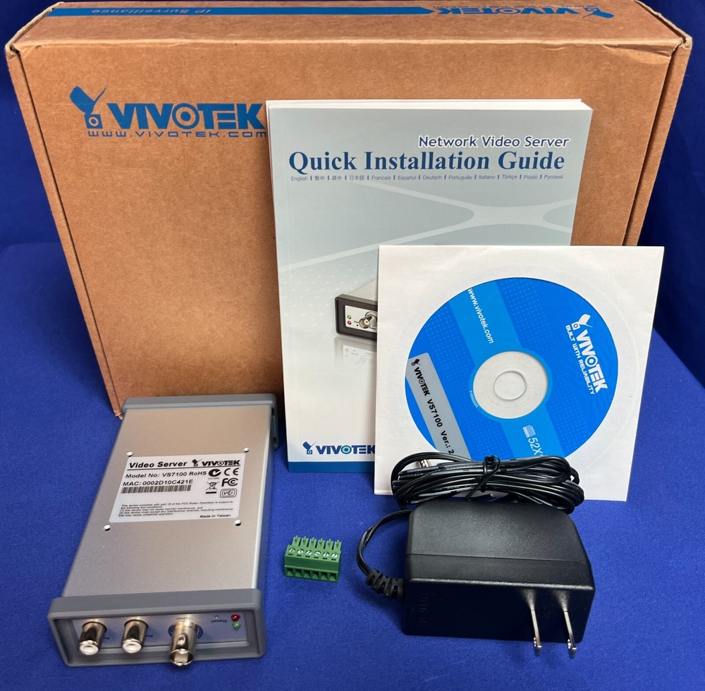 Vivotek VS7100, Network Video Server - New Open Box