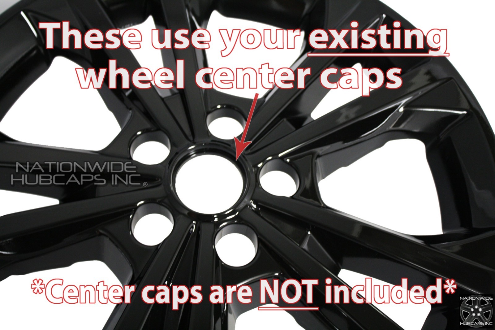 4 Black 2017 18 19 Ford Escape SE 17" Wheel Skins Hub Caps Alloy Rim Full Covers