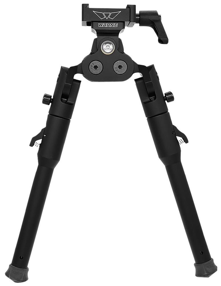 Warne Skyline Pro Bipod Black Anodized ARCA Interface Head with Lite Legs #7922M