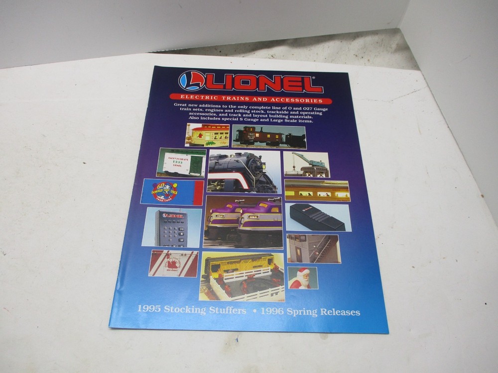 Lionel Catalog 1995 Stocking Stuffer 1996 Spring Release