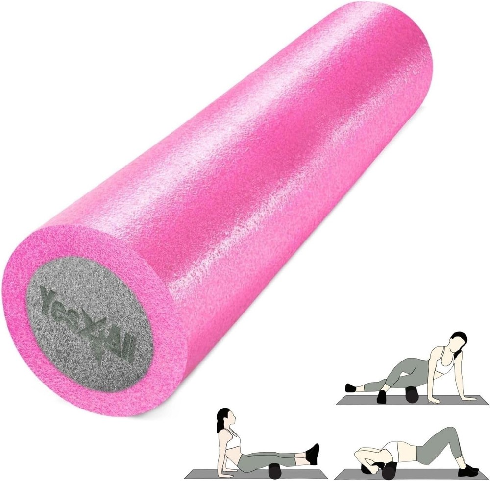 High-Density EPP Round Back Roller Foam Exercise Foam Roller Yoga Pilates &
