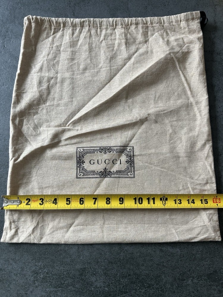 Gucci Drawstring Dust Bag 16 X 18 Inch