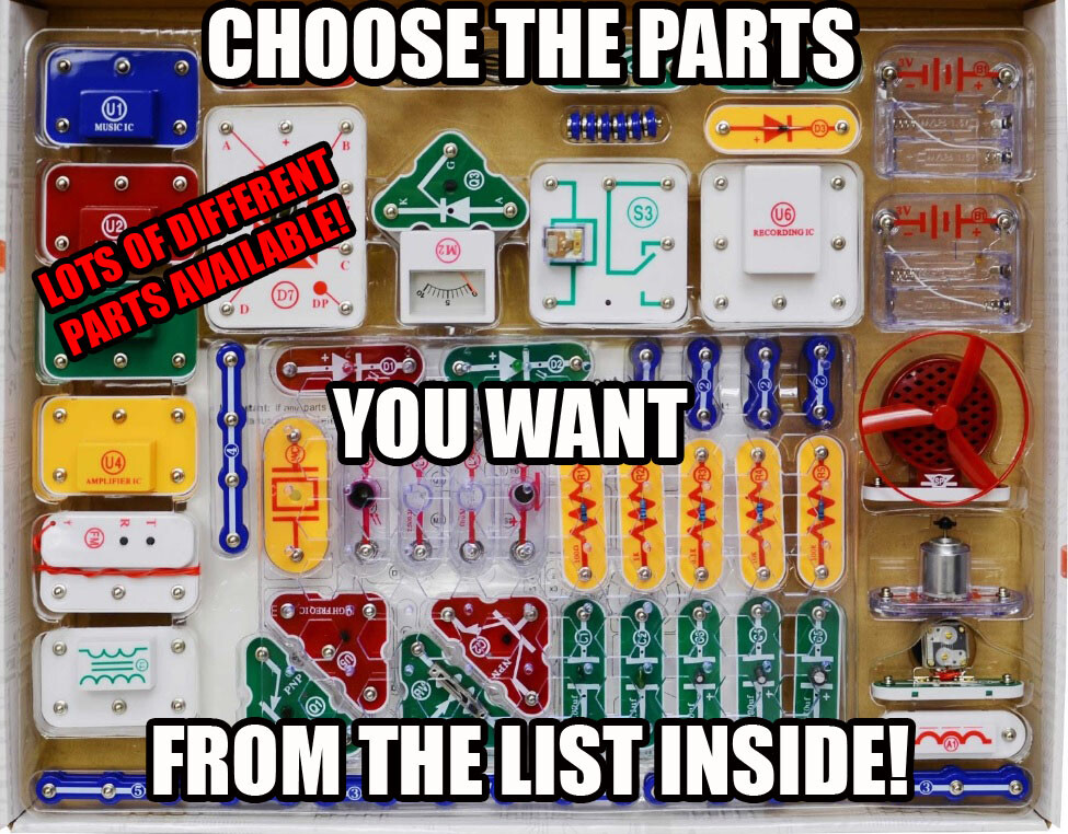 Elenco Snap Circuits Replacement / Add-Ons - Choose the Part / Parts You Need!