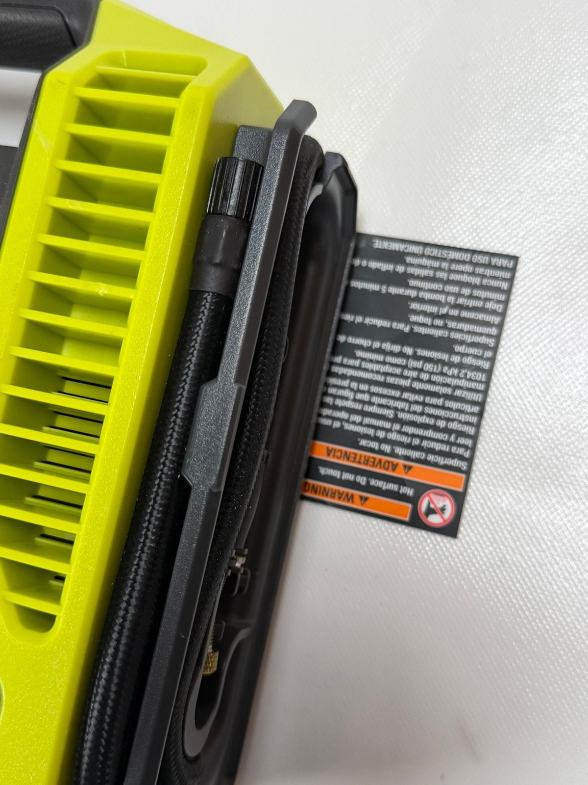 Ryobi ONE+ 18V Cordless Inflator Deflator P747 Portable Air Compressor Tool Only