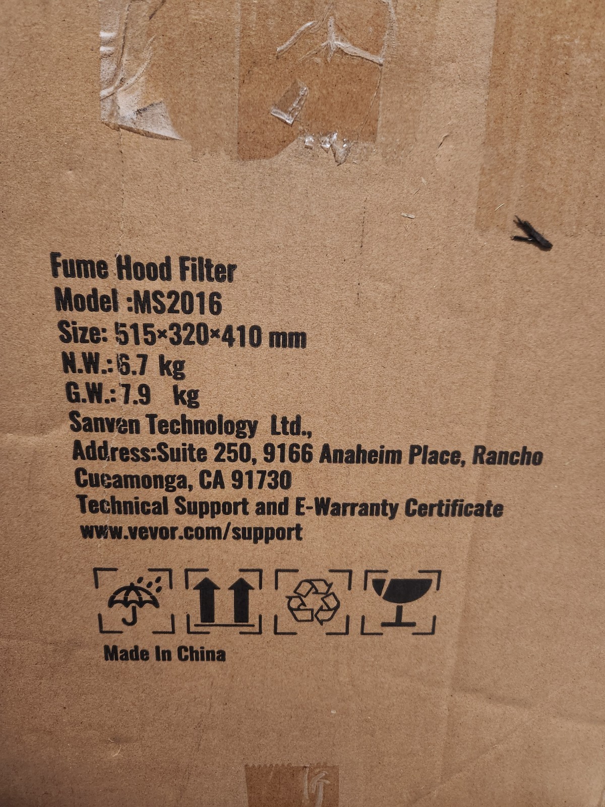 6PCS Commercial Hood Filters Stainless Steel 6 Grooves Range for Kitchen Exhaust