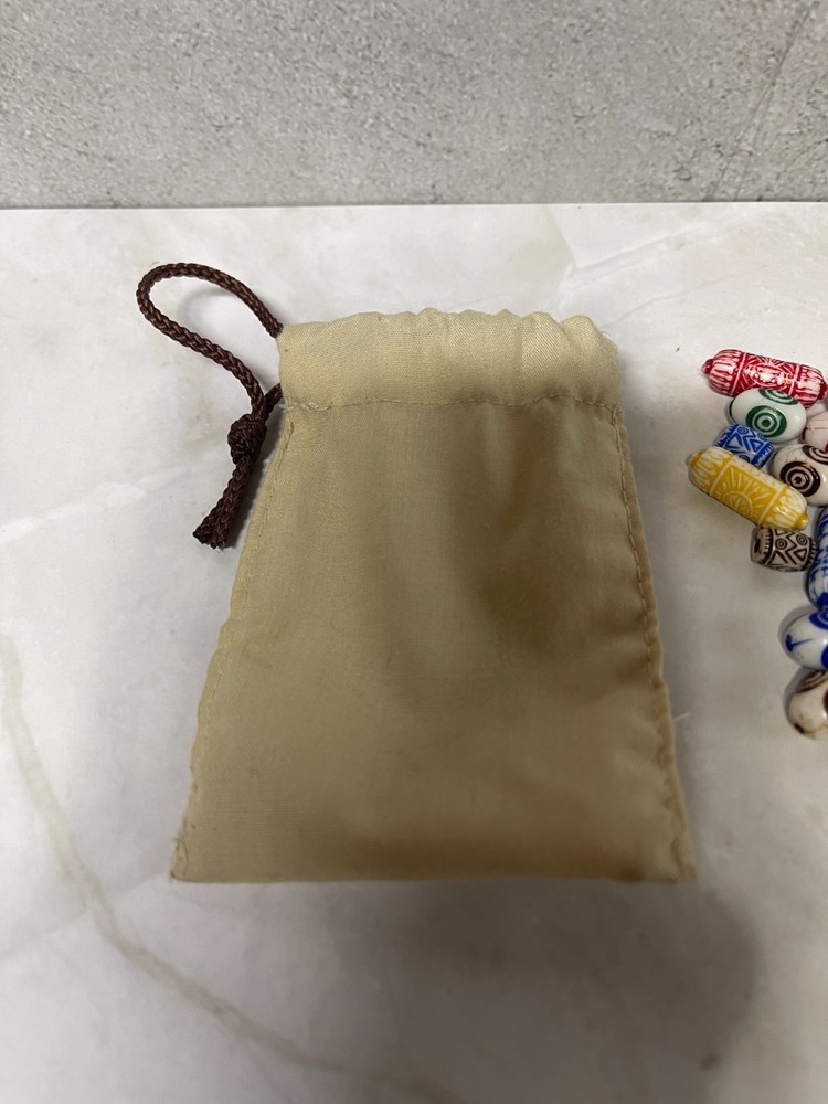 2003 Lewis & Clark Adventure Game - Replacement Bag & Beads