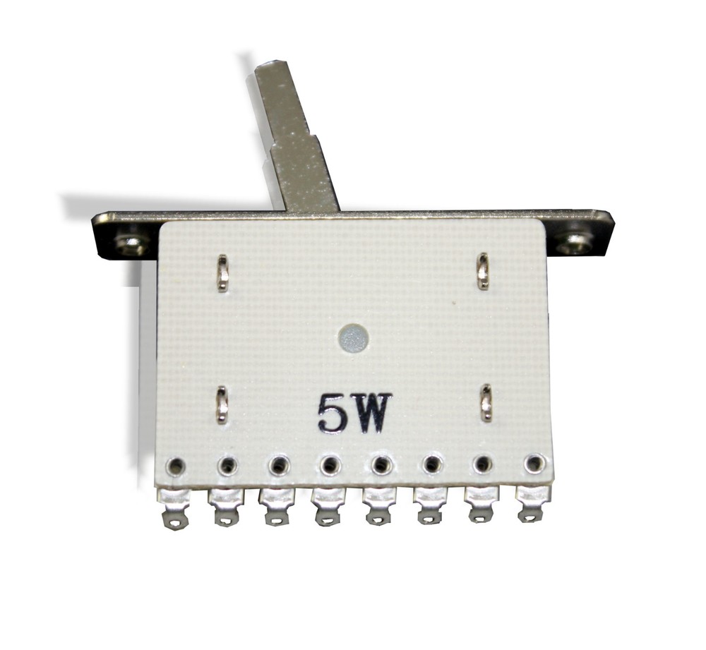 Switch 5 Way with White Knob Bitterroot 081351WH