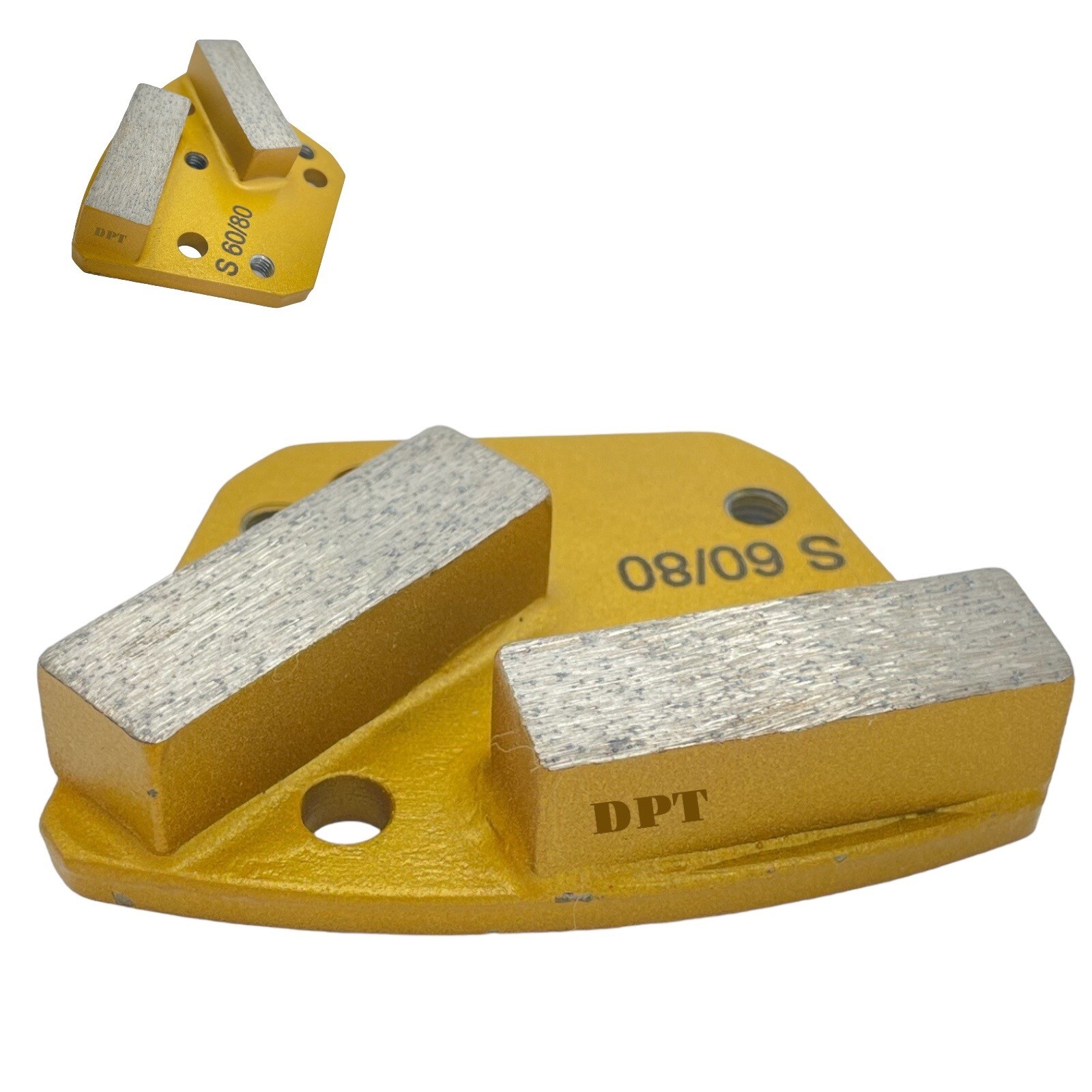 9 Pack Grinding Discs For Diamatic Sase CPS Concrete Grinders Hard Bond 60 Grit