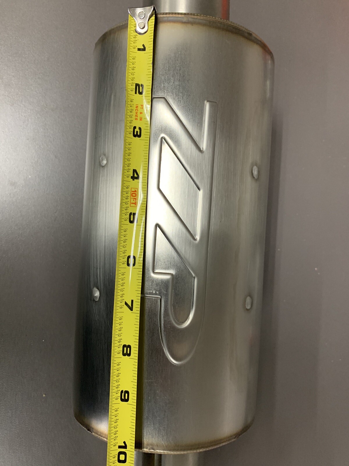 ZZPerformance 2.5" Ultra Quiet Small Exhaust Resonator Stainless Triple Chamber