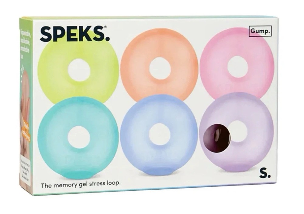 SPEKS Gump Memory Gel Stress loop 6 Pack