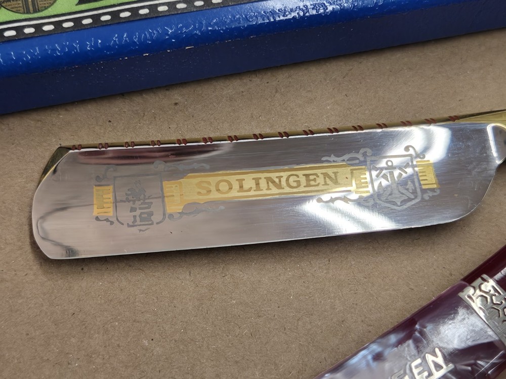 Solingen Germany Bismarck Straight Razor
