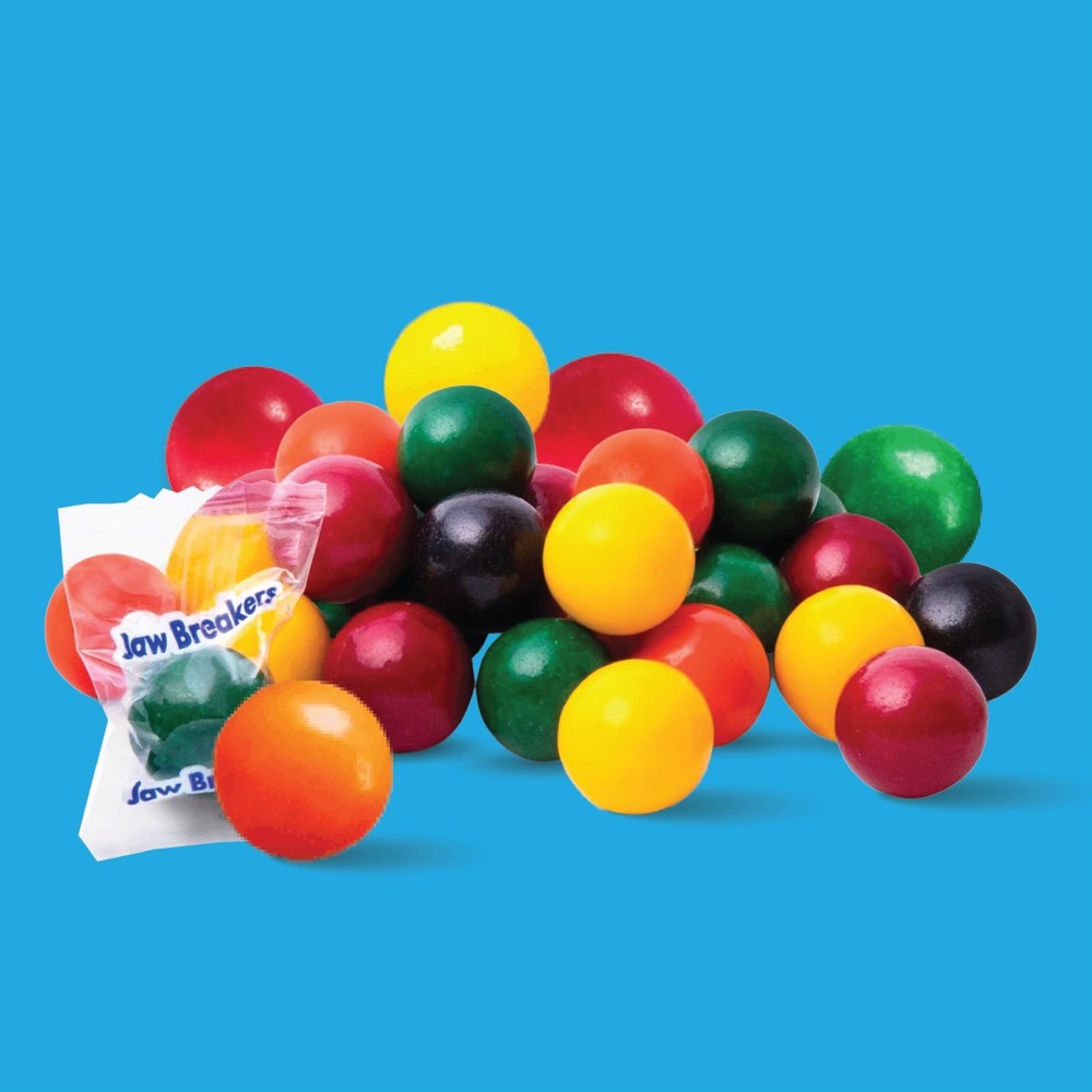 Jaw Breakers - 2 Pound Bulk Pack (About 170 Count) - Assorted Fruit Hard Candy