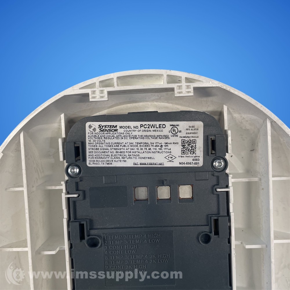 System Sensor PC2WLED Ceiling Mount Horn Strobe 4770