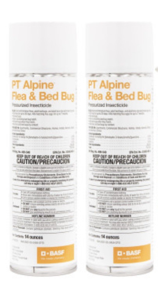 2 Pack 14oz PT Alpine Flea & Bed Bug w/ IGR Insecticide Kill Fleas Bed Bugs