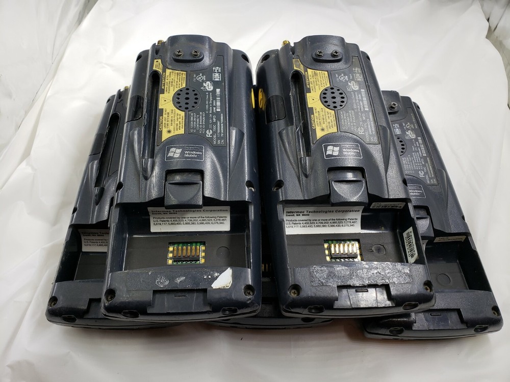 Lot of 5 Intermec 700 761 Handheld Computer Barcode Scanner AS IS