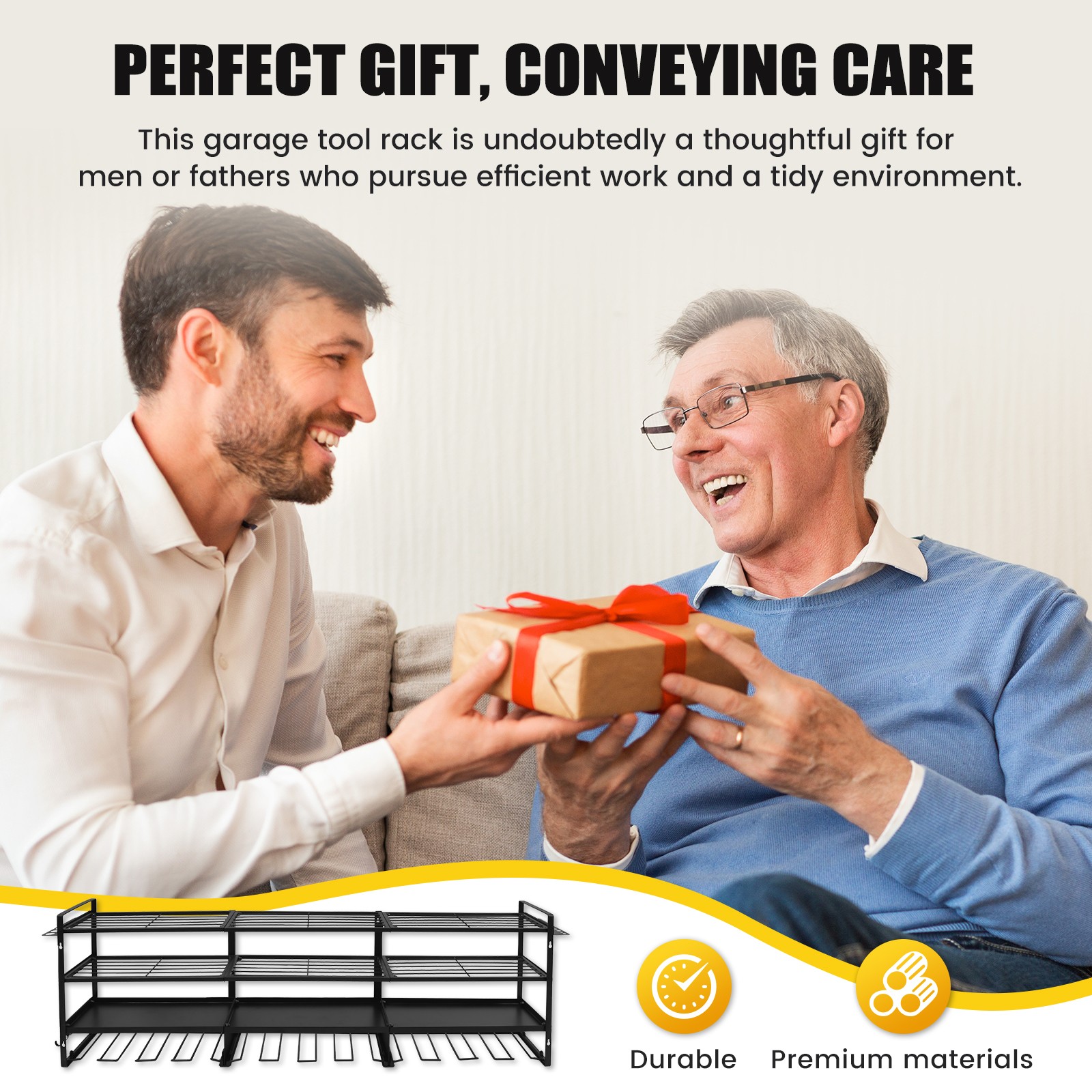 Power Tool Organizer Wall Mounted Power Tool Rack for Cordless Drill Storage New