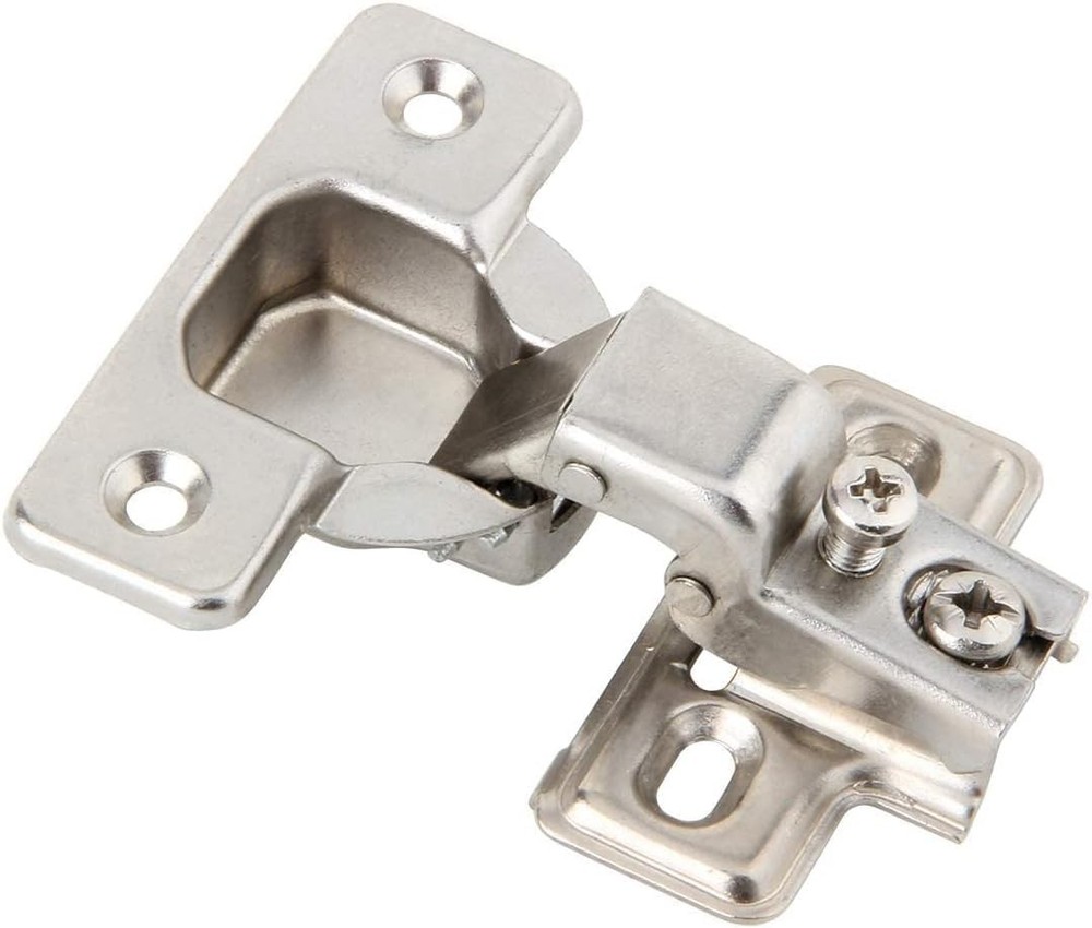 Face Frame Concealed Euro 105Deg Self Closing Compact Cabinet Hinges, 10 Pack