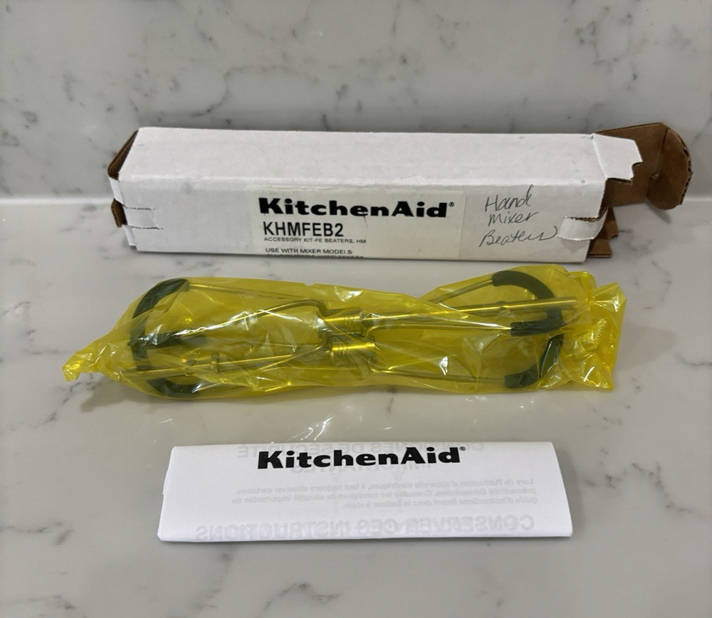 Kitchenaid Flex Edge Beater Accessory for Select Hand Mixer, KHMFEB2