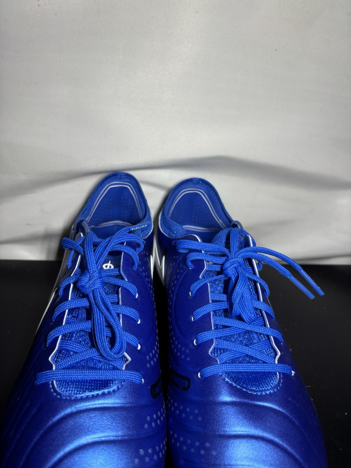 Nike Legend 10 Elite FG Soccer Cleats Blue White DV4328-400 Men's Size 8.5 New