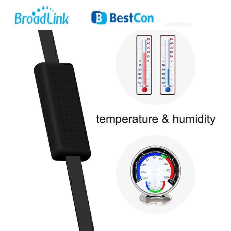 For RM4 Pro/RM4 Mini Broadlink HTS2 USB Temperature Humidity Sensor Detector