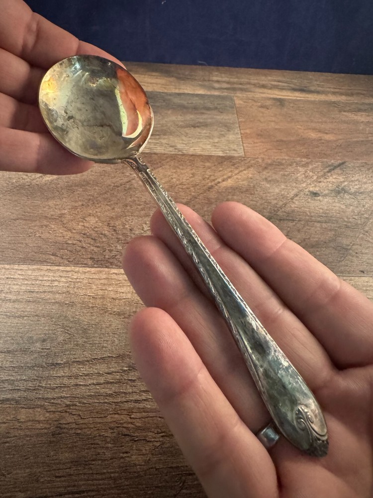 Wm Rogers & Son Silverplated Soup Spoon Exquisite Pattern