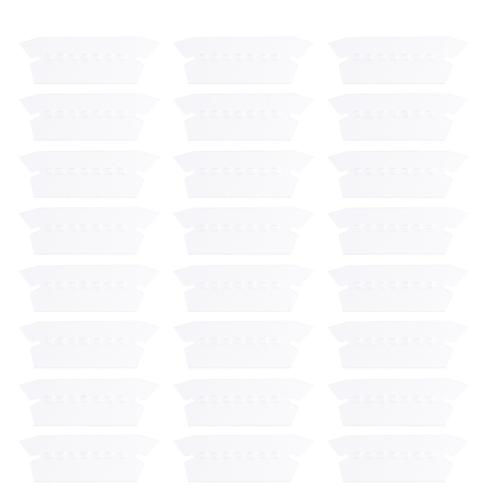 50 Pcs Folder Tabs Hanging File White Labels Repositionable Filing Inserts