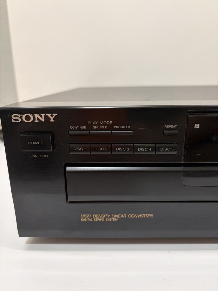 Sony CDP-C345 5 Disc Carousel CD Compact Disc Changer