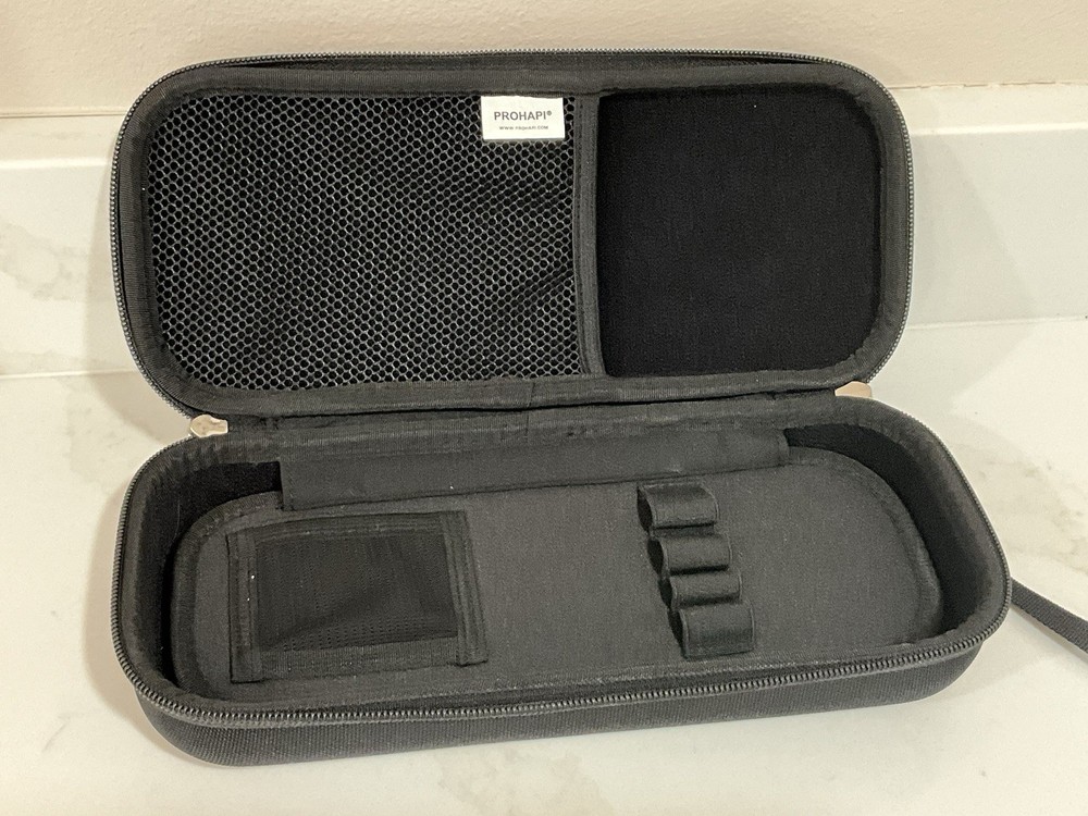 Lightweight Hard Shell Stethoscope Case Black, Prohapi Case Only