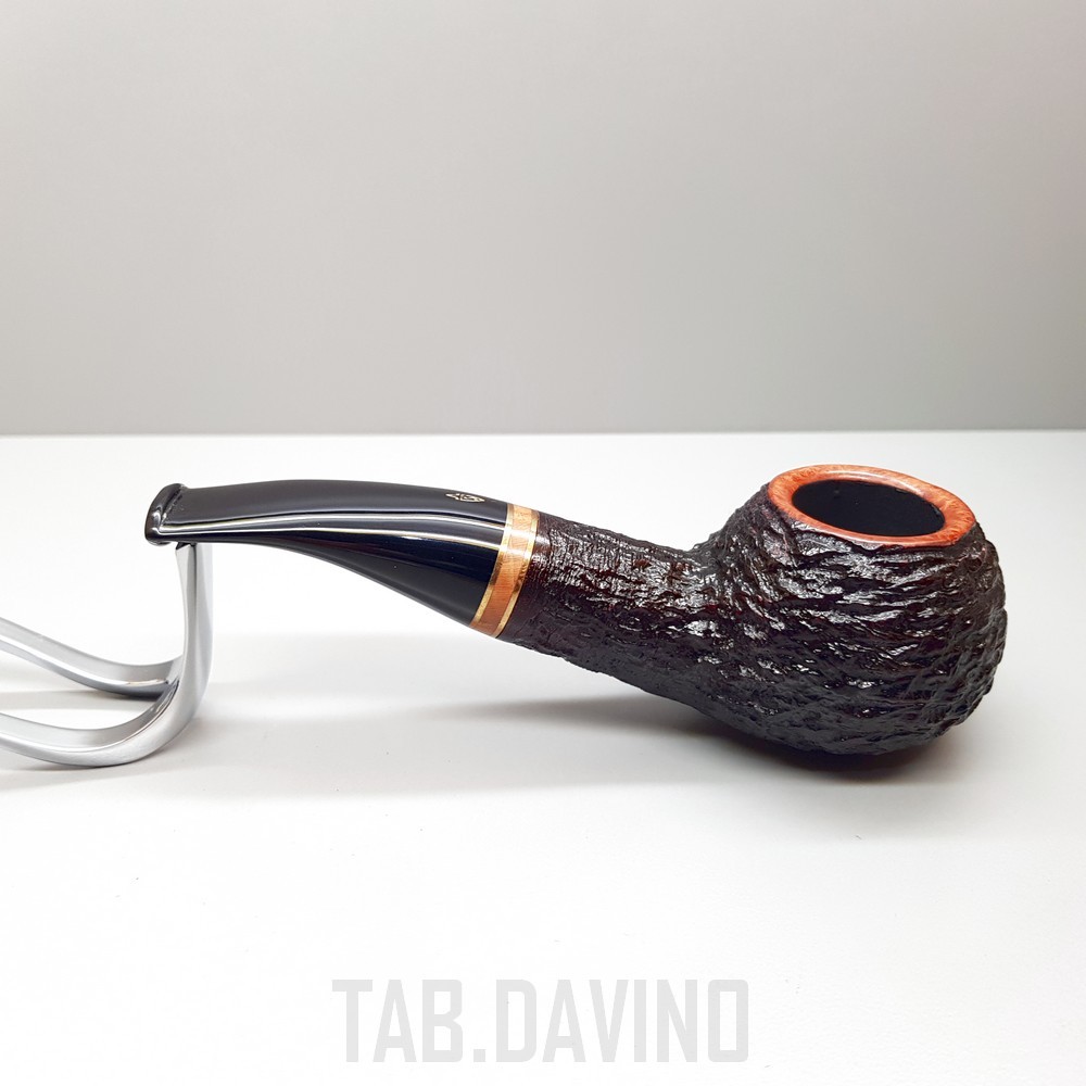 Savinelli Porto Cervo Zigrinata 320 9Mm Made In Italy