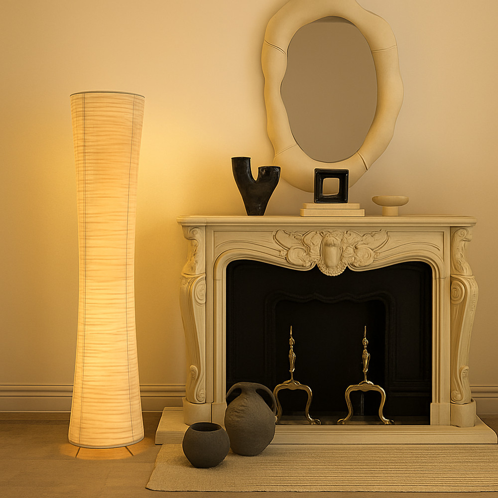 Paper LED Floor Lamp