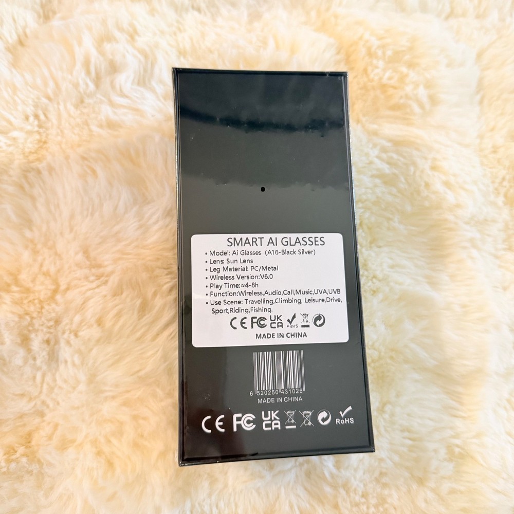 Ai Glasses (A16-Black Silver)