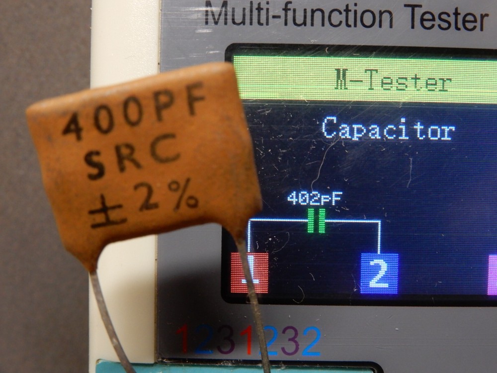 SPC Precision Capacitors 400pf +/-2% Quantity 2 NOS