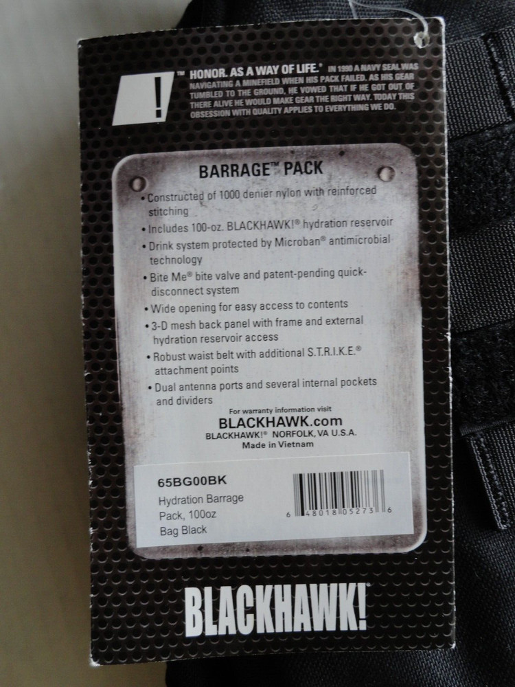 Blackhawk Barrage Tactical backpack