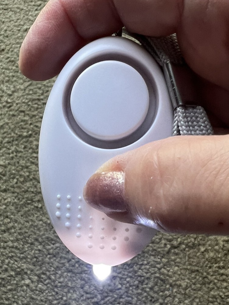 Personal Alarm with LED Light Key Chain