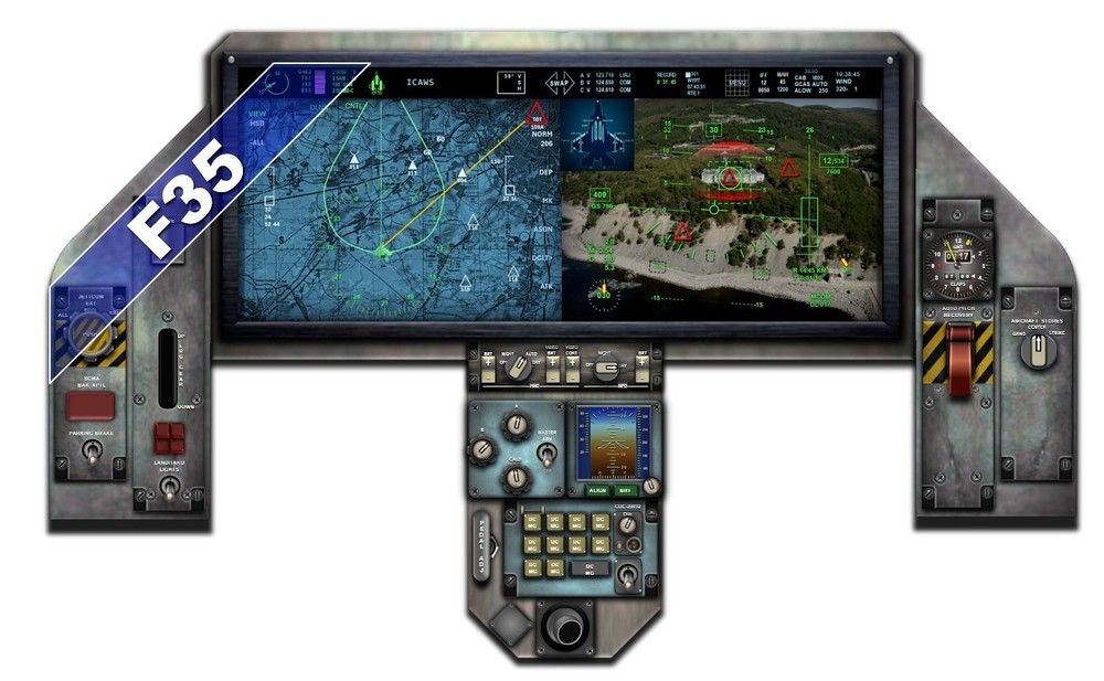 F35A LIGHTNING II COCKPIT instrument panel CDkit