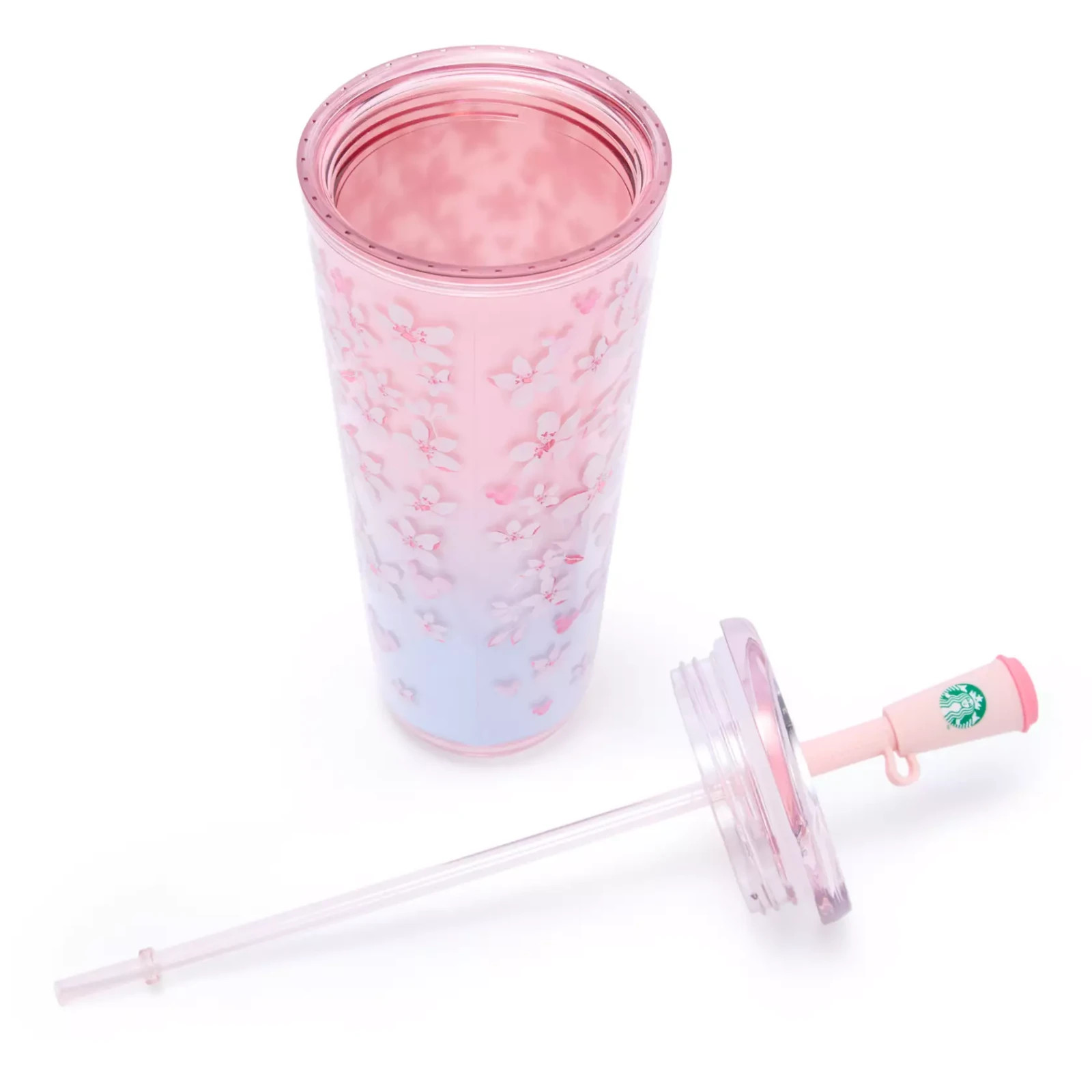 Disney Cherry Blossom Mickey Mouse Icon Sakura Starbucks Tumbler & Straw Presale