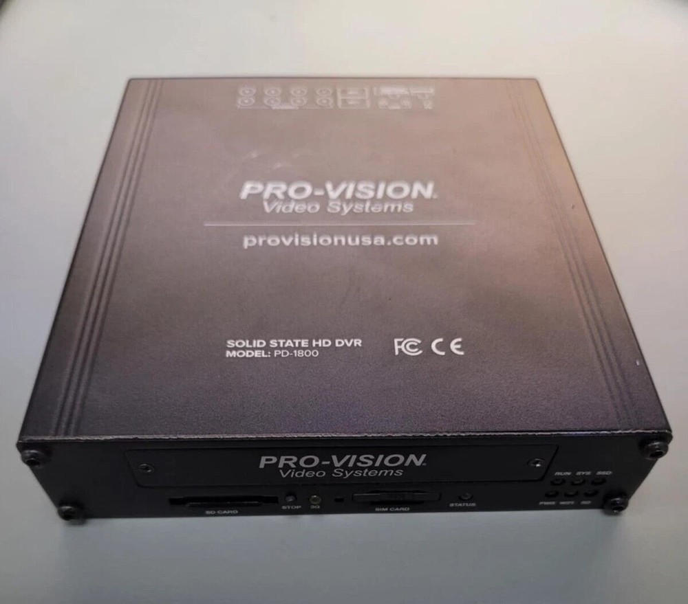 *PRO-VISION VIDEO SYSTEMS - SOLID STATE HD DVR - MODEL PD-1800 FREE SHIPPING