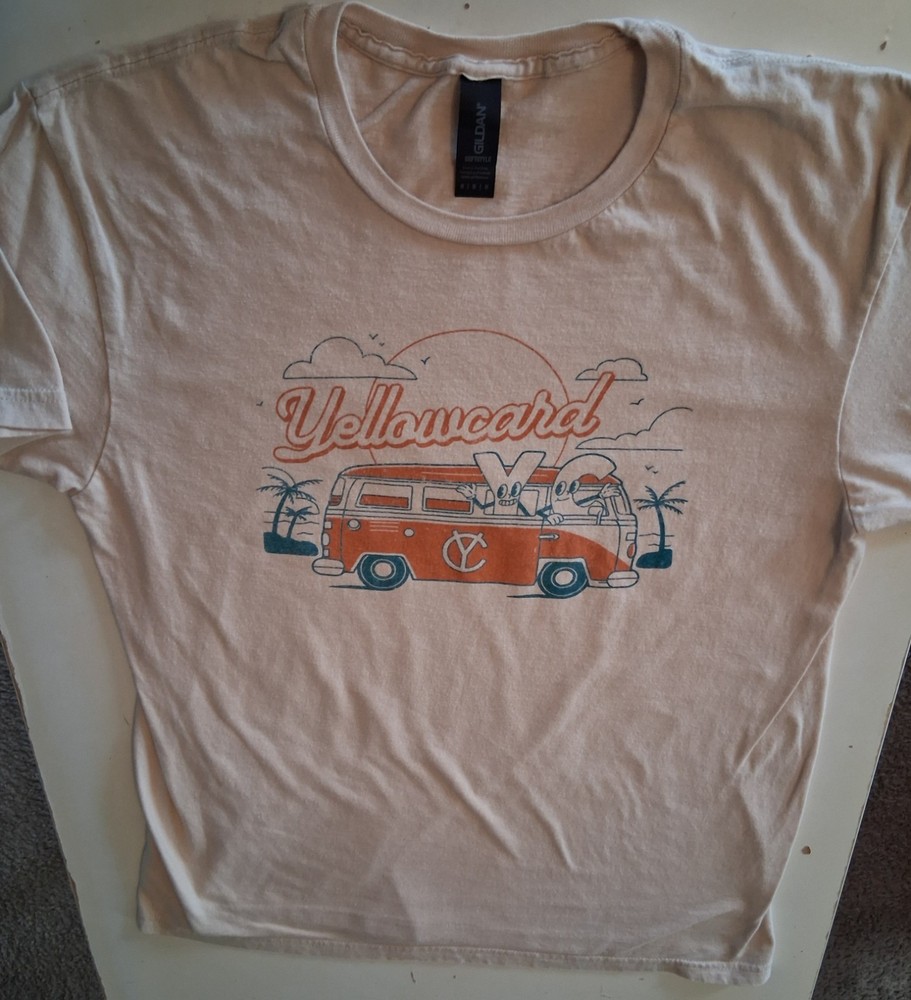 Yellowcard Medium Tee Shirt - Van Graphic