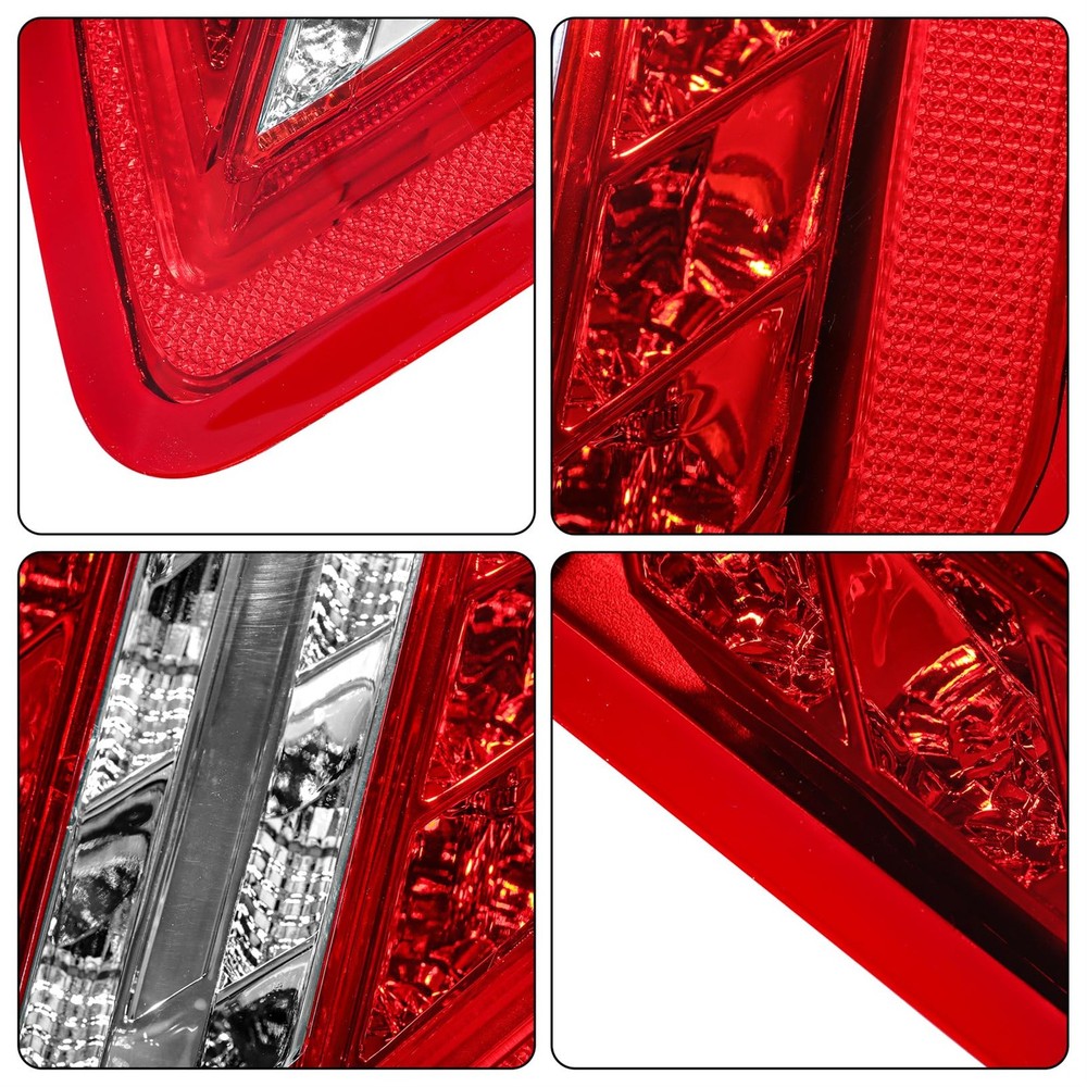 Tail Light Assembly Pair for E-Class 2010-2013 2129060758 2129060858