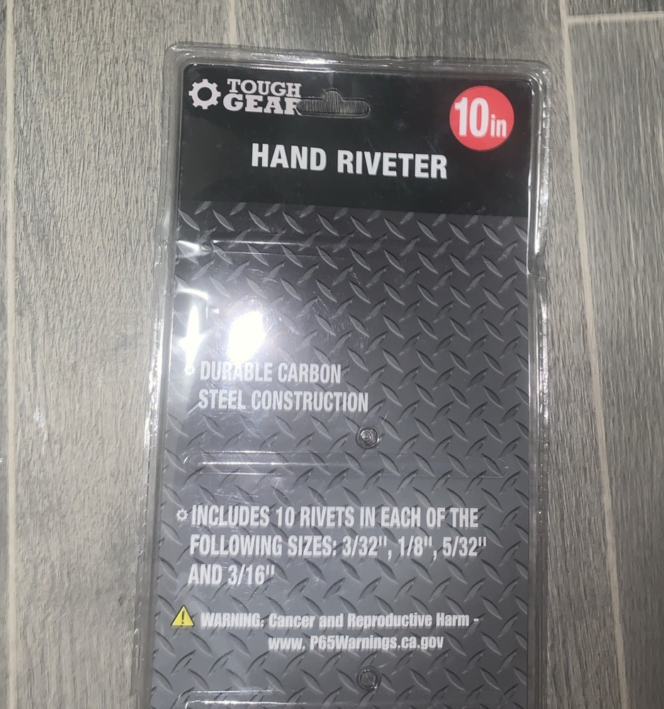 Tough Gear Hand Riveter With 40 Rivets