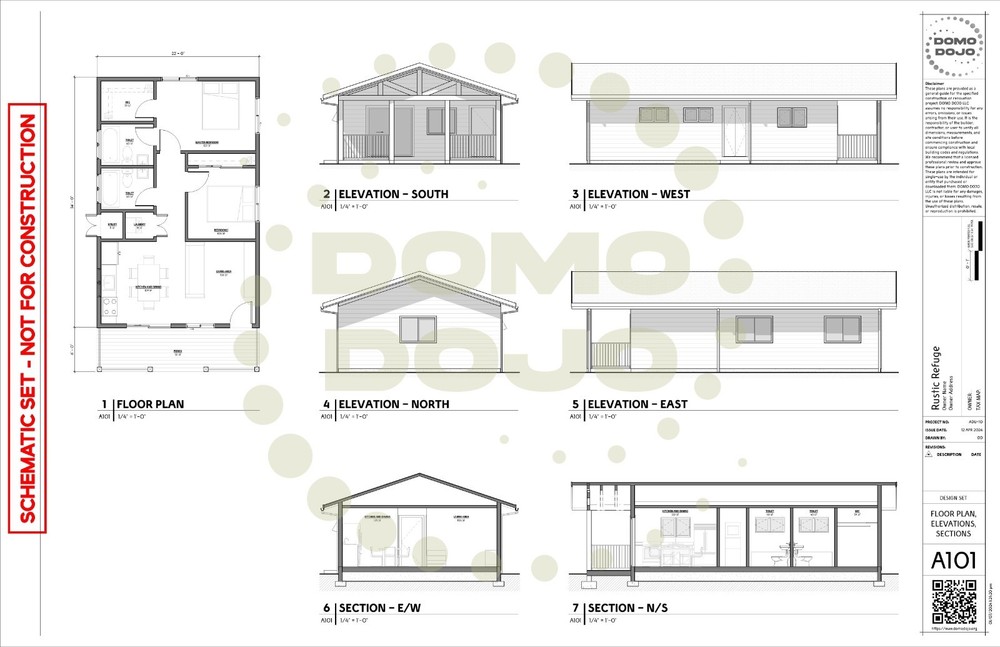 Rustic Refuge ADU Plans – PDF Downloadable Blueprint