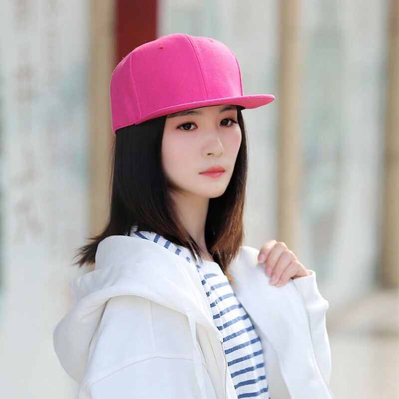 Snapback Hat Flat Baseball Cap Trucker Solid Plain Blank Men Womens Hip Hop Army