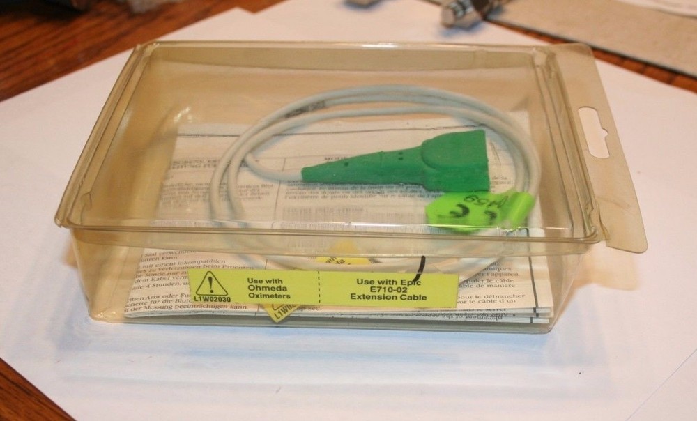 Ohmeda Oximeter Cable, For Use With Epic E710-02 Extension Cable
