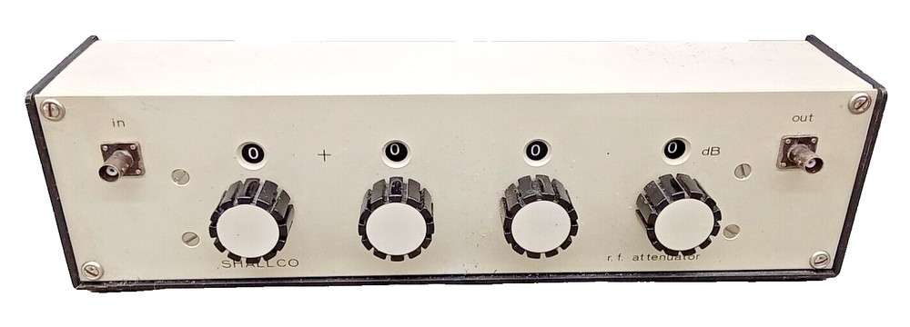 SHALLCO  R.F. Attenuator   Network    INSERTION LOSS .3 DB