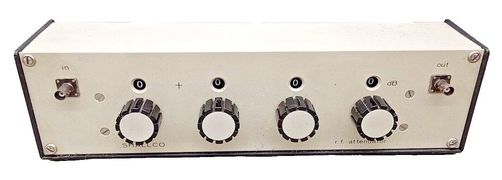 SHALLCO R.F. Attenuator Network INSERTION LOSS .3 DB