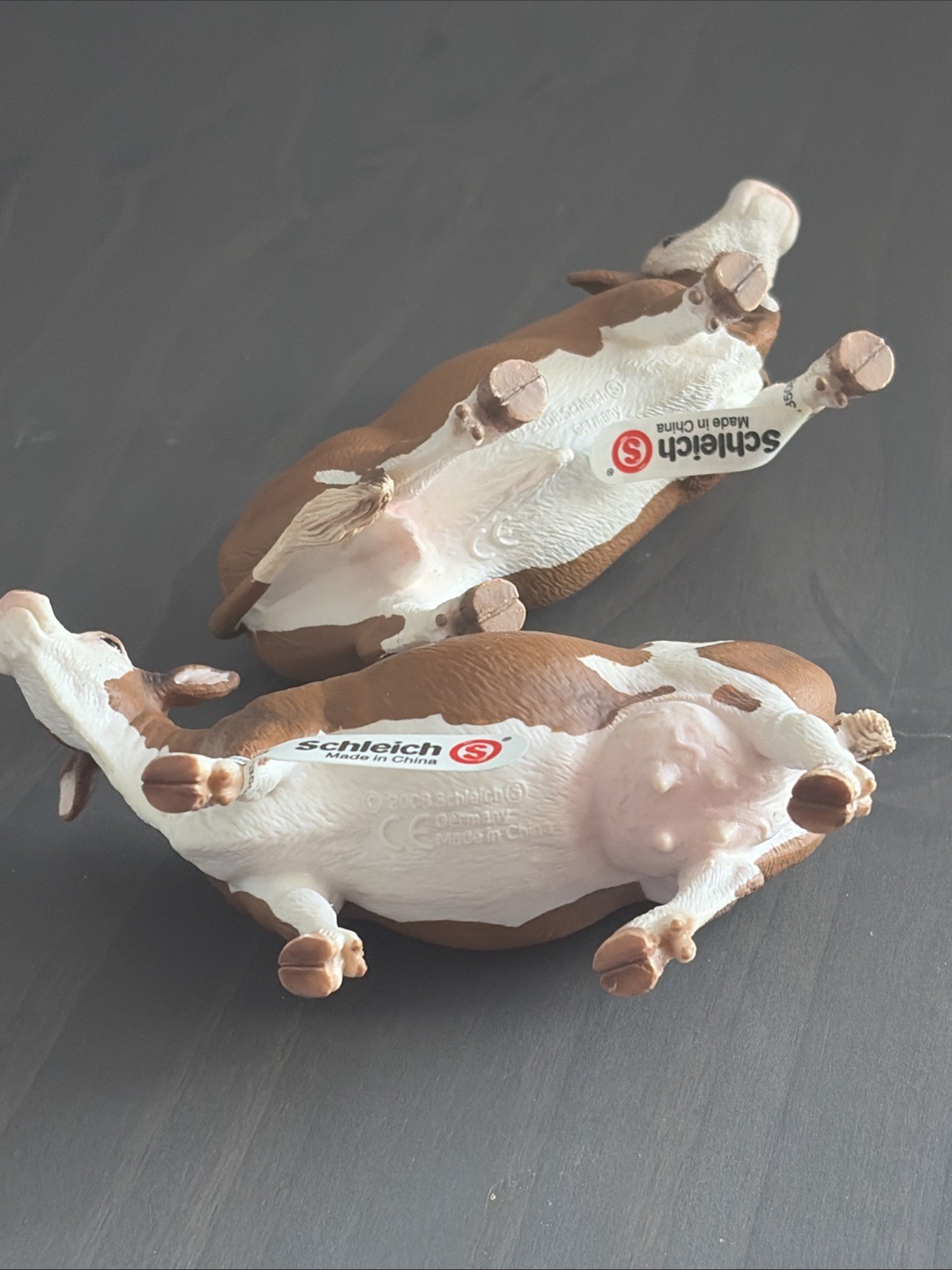 Schleich 2008 Simmental Bull Simmental Cow Steer Farm Animal Figure 5" Long New